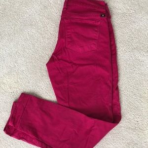 Lucky brand hot pink capris